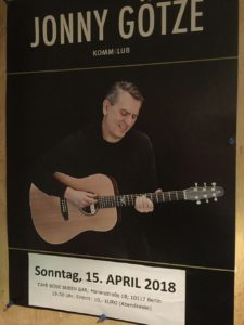 Jonny Götze live in der Böse Buben Bar Berlin
