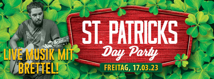 St. Patricks Day Party 2023 mit Brettel live